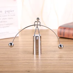 Creative metal balance toy iron man physics pendulum desk ornament student gift home decor