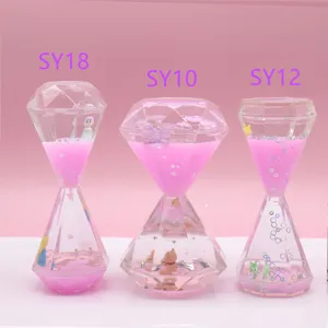 Diamond liquid motion bubbler desktop timer creative toy gift student gift ornament
