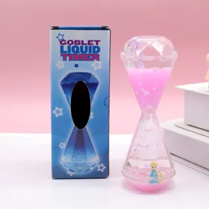 Diamond liquid motion bubbler timer sensory toy soothing desktop stress relief gift decor