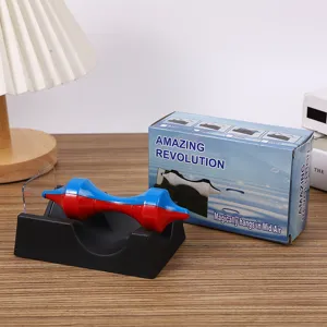 Magnetic levitation anti-gravity spinner desktop decoration creative physics toy set