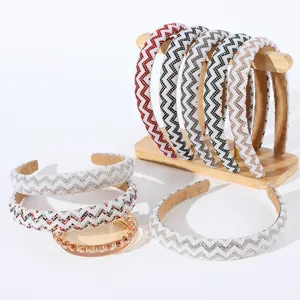 Cerchietto in Perle Artificiali e Strass con Increspatura dell'Acqua Vintage per Donna Elegante Cerchietto con Motivo a Onde Accessorio per Capelli alla Moda