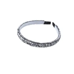 Serre-tête en cristal scintillant pour femme, accessoire de cheveux élégant et chic.