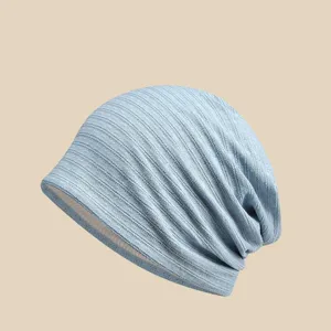 Lightweight breathable slouchy beanie hat for women casual soft head cover spring summer