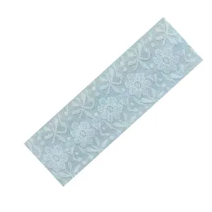 Fascia per capelli in pizzo bianco largo lavaggio viso trucco fascia sportiva accessori capelli