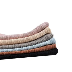 Breathable knit turban cap details, lightweight stretchy chemo headwear in multi vibrant colors.