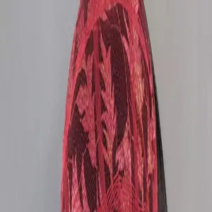 Fascia larga in pizzo rosso per donna estate cerchietto capelli moda accessori chic