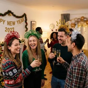 Weihnachten Neujahr dekorativer Haarreif Lametta Stern Kopfschmuck Party Haar-Accessoire