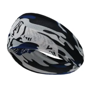 Fascia Sportiva in Seta di Ghiaccio per Uomo Corsa Fitness Assorbente Camouflage