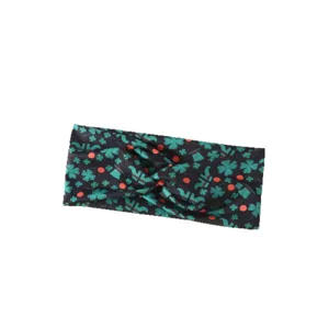 Fascia Nodo Trifoglio San Patrizio Elastica per Sport Yoga Capelli Donna Accessorio