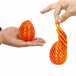 jouet anti stress oeuf de dragon imprime en 3d telescopique decompression cadeau