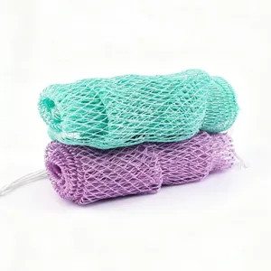 Filet exfoliant africain long eponge de bain pour le corps et nettoyage en profondeur