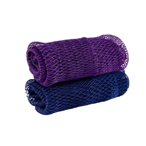 Afrikanisches Sapo Duschnetz Peeling Badeschwamm langes Nylon Netz Handtuch 2er Set