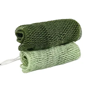 Esponja de baño de red africana exfoliante corporal para una limpieza profunda y diaria.