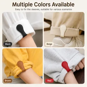 Prácticos clips magnéticos para puños de mangas y pantalones ajustables juego multicolor.