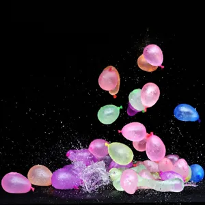 Fast filling water balloons for summer outdoor water fight game, magic water bomb toys set.
