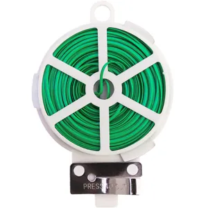 Fil de liaison pour plantes de jardin vert avec bobine de coupe pour plantes