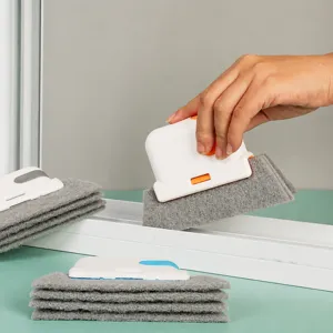 Multifunctional Detachable Groove Cleaning Brush Window Sill Crevice Brush Household Window Track Gap Cleaning Tool