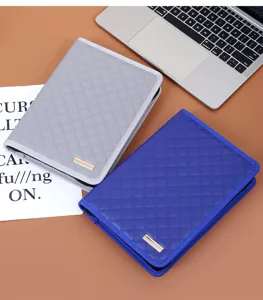 Cross-border A5 multi-functional zipper notebook PU leather business loose-leaf notepad