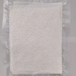 Bande de filet de bain exfoliant, éponge africaine pour le corps pour la peau, emballée sous vide.