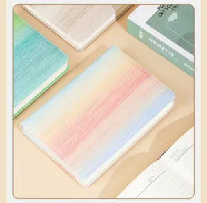 Carnet A5 dégradé arc-en-ciel journal intime professionnel couverture rigide planificateur