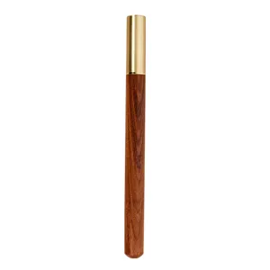 Luxurious wooden and metal signature pen with a sleek modern design for daily business use.