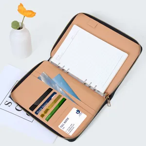 A5 zakelijke rits map notebook multifunctionele kantoor benodigdheden organizer pro