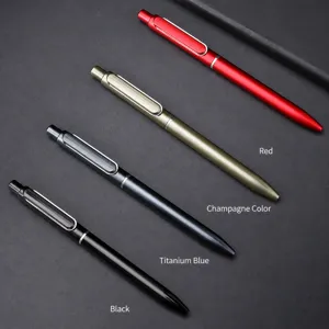 Penna a sfera a scatto in metallo personalizzata logo ufficio cancelleria regalo affari