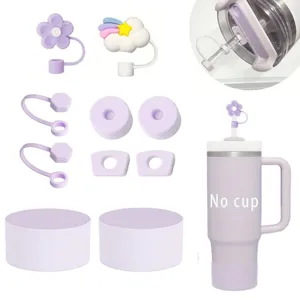 Set accessori per tazza simpatico copricanna in silicone tappo fondo beuta estetico