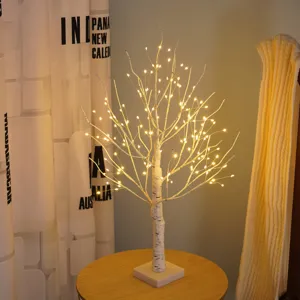 Lampada Albero di Betulla LED Luci a Corda Calde per Decorazione Festa Casa
