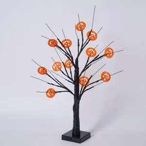 Luce per albero di zucca di Halloween con LED, decorazione perfetta per feste e scrivania.