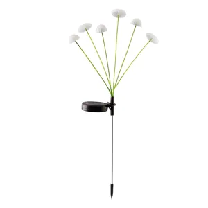 LED solar jellyfish lawn light outdoor garden landscape waterproof decorative mushroom plug lamp