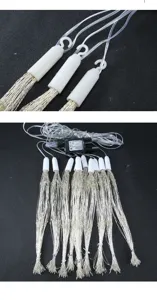 Catena luminosa a LED fuochi d'artificio per Natale decorazione feste all'aperto.