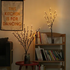 LED lumieres de branches decoratives pour chambre eclairage chaud vacances feerie fete