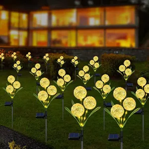 Solar Löwenzahn Gartenleuchte LED Außen wasserdichte Rasen Landschaft dekorative Lampe