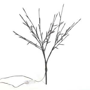 Lumière de branche artificielle LED pour décoration de chambre, guirlande lumineuse LED.