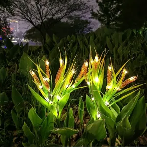Solar Weizenähren LED Gartenleuchte Außenbereich wasserdicht Rasenleuchte für Hof Dekoration.