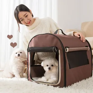 Portable Foldable Pet Car Seat Carrier Breathable Mesh Travel Bag With Soft Cushion For Cats And Small Dogs Outdoor Travel