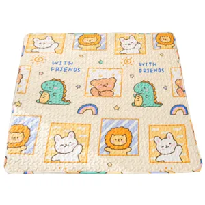 Cute cartoon pet mat non-slip sleeping mat for dogs and cats four seasons pet supplies