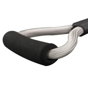 Nylon Schaumstoff Griff Hundelehne Hauptansicht mit bequemem Griff und robustem Seil Design.