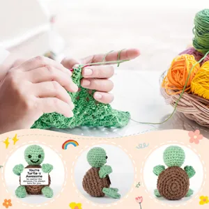 Peluche tartaruga uncinetto fatto a mano regalo emotivo positivo carino per decorare.