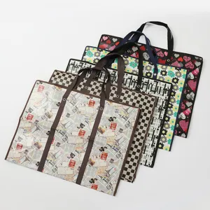 Large capacity waterproof non-woven storage bag for clothes, quilts and heavy duvets now.