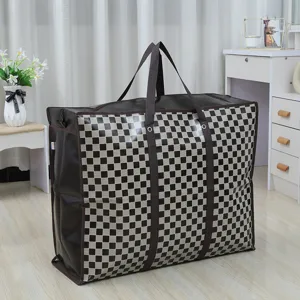 Large thick non-woven storage bag for clothing quilts waterproof moving packing bag main view