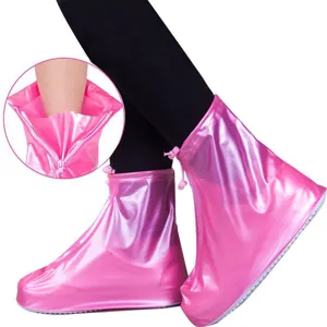 Cubrezapatos impermeables de silicona para lluvia, botas de lluvia antideslizantes duraderas.
