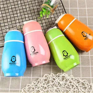 Cute Cartoon Penguin Stainless Steel Insulated Thermos Cup Portable Kids Water Bottle Vacuum Flask Daily Drinkware