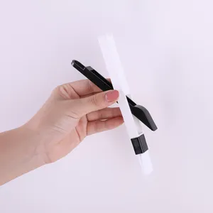 Window groove cleaning brush for keyboard and tight gaps. Handy dual-purpose brush tool.