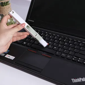 Portable keyboard cleaning brush for computer gap dust removal tool with soft bristles