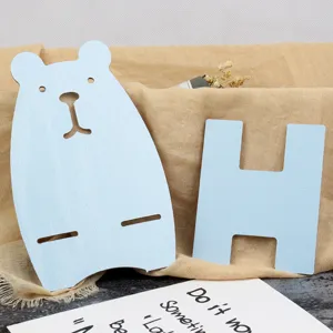 Niedlicher Holzbär Handyhalterung Tisch Tablet Ständer kreativer fauler Halter Zubehör