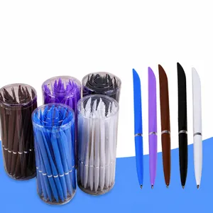 Nuovo set di penne a sfera a forma di coltello, penne carine creative colorate 40pz.
