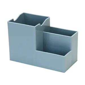Korean style multifunctional desktop organizer plastic pen holder storage box for stationery phone