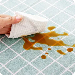 Waterproof PVC Tablecloth Nordic Green Grid Table Cover Oil Proof Wipe Clean Dining Room Desk Pad